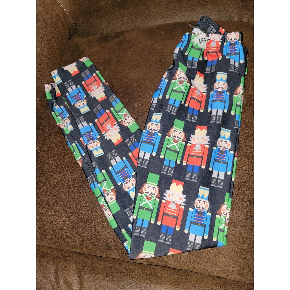 Alexandra leggings Christmas holiday nutcracker youth‎ large L 10 12